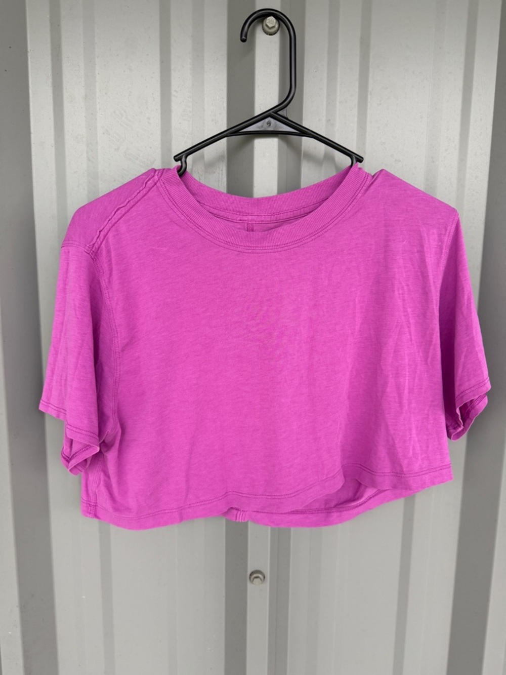 Lululemon Cropped Tshirt Purple